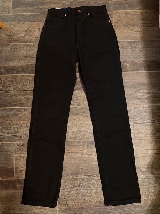 Wrangler Denim - Wrangler Women’s Straight Leg Jeans — Black